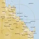 Live Gladstone Weather Radar - 256km - Rain Rate
