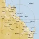 Live Gladstone Weather Radar - 256km - Rain Rate