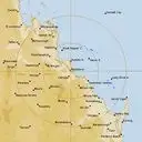 Live Gladstone Weather Radar - 256km - Rain Rate