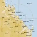 Live Gladstone Weather Radar - 256km - Rain Rate