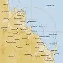 Live Gladstone Weather Radar - 256km - Rain Rate