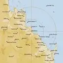 Live Gladstone Weather Radar - 256km - Rain Rate