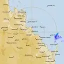 Live Gladstone Weather Radar - 256km - Rain Rate