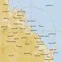 Live Gladstone Weather Radar - 256km - Rain Rate