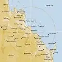 Live Gladstone Weather Radar - 256km - Rain Rate