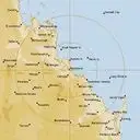 Live Gladstone Weather Radar - 256km - Rain Rate