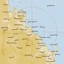 Live Gladstone Weather Radar - 256km - Rain Rate