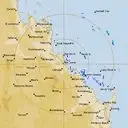 Live Gladstone Weather Radar - 256km - Rain Rate