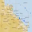 Live Gladstone Weather Radar - 256km - Rain Rate