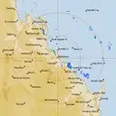 Live Gladstone Weather Radar - 256km - Rain Rate