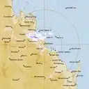 Live Gladstone Weather Radar - 256km - Rain Rate