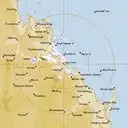 Live Gladstone Weather Radar - 256km - Rain Rate
