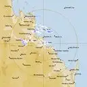 Live Gladstone Weather Radar - 256km - Rain Rate