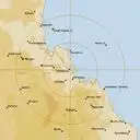 Live Gladstone Weather Radar - 128km - Rain Rate