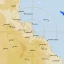 Live Gladstone Weather Radar - 128km - Rain Rate