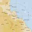 Live Gladstone Weather Radar - 128km - Rain Rate