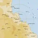 Live Gladstone Weather Radar - 128km - Rain Rate