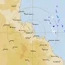 Live Gladstone Weather Radar - 128km - Rain Rate