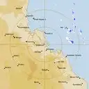 Live Gladstone Weather Radar - 128km - Rain Rate