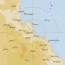 Live Gladstone Weather Radar - 128km - Rain Rate