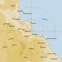Live Gladstone Weather Radar - 128km - Rain Rate