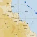 Live Gladstone Weather Radar - 128km - Rain Rate