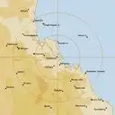 Live Gladstone Weather Radar - 128km - Rain Rate