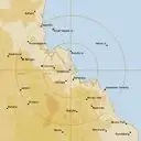 Live Gladstone Weather Radar - 128km - Rain Rate