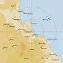 Live Gladstone Weather Radar - 128km - Rain Rate