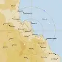 Live Gladstone Weather Radar - 128km - Rain Rate