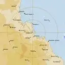 Live Gladstone Weather Radar - 128km - Rain Rate