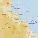 Live Gladstone Weather Radar - 128km - Rain Rate