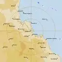 Live Gladstone Weather Radar - 128km - Rain Rate