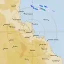 Live Gladstone Weather Radar - 128km - Rain Rate