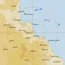 Live Gladstone Weather Radar - 128km - Rain Rate