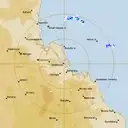 Live Gladstone Weather Radar - 128km - Rain Rate