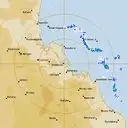Live Gladstone Weather Radar - 128km - Rain Rate