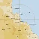 Live Gladstone Weather Radar - 128km - Rain Rate