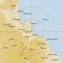 Live Gladstone Weather Radar - 128km - Rain Rate