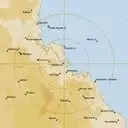 Live Gladstone Weather Radar - 128km - Rain Rate