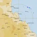 Live Gladstone Weather Radar - 128km - Rain Rate