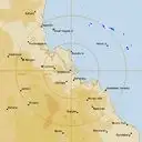 Live Gladstone Weather Radar - 128km - Rain Rate