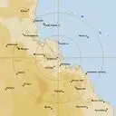 Live Gladstone Weather Radar - 128km - Rain Rate