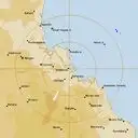 Live Gladstone Weather Radar - 128km - Rain Rate