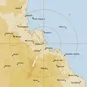 Live Gladstone Weather Radar - 128km - Rain Rate