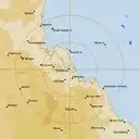 Live Gladstone Weather Radar - 128km - Rain Rate