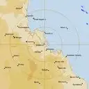 Live Gladstone Weather Radar - 128km - Rain Rate