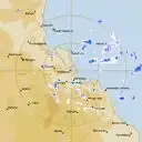 Live Gladstone Weather Radar - 128km - Rain Rate