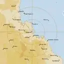 Live Gladstone Weather Radar - 128km - Rain Rate