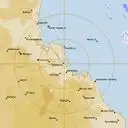 Live Gladstone Weather Radar - 128km - Rain Rate